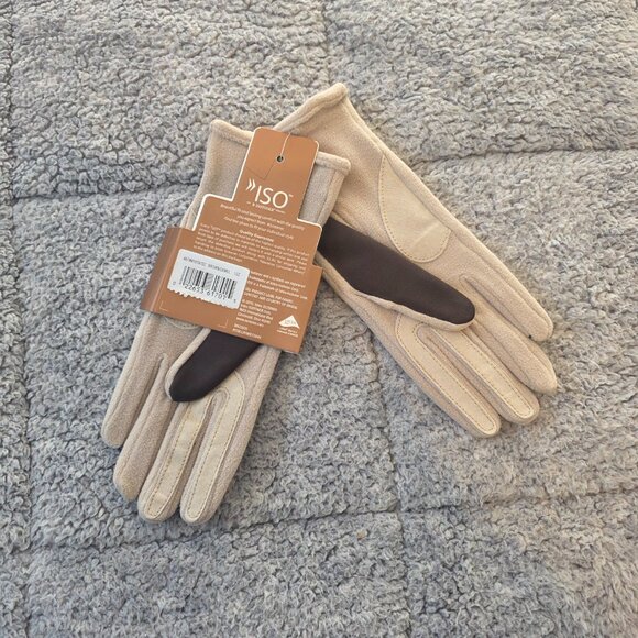 NWT: Isotoner Stretch Gloves One Size - Picture 4 of 4